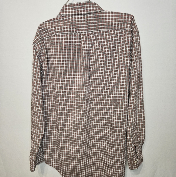 Ralph Lauren Classic Fit 17/34/35 Button Down Plad Long Sleeve Shirt - Picture 3 of 5